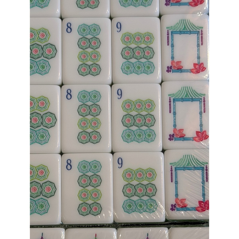 America mahjong Botanical Tropical Tile Set palm Bamboo Monkey Joker - Picture 10 of 13